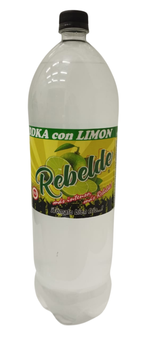 BEBIDA ALCOHÓLICA GASIFICADA CON SABOR A VODKA Y LIMON, X 6 UNIDADES BOTELLA DE 2 LITROS (SIX PACK)